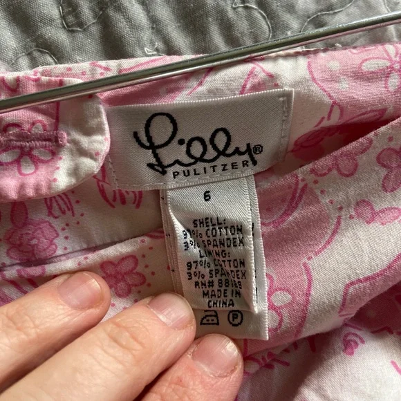 Lilly Pulitzer skort run for the roses - size 6 - Picture 4 of 4